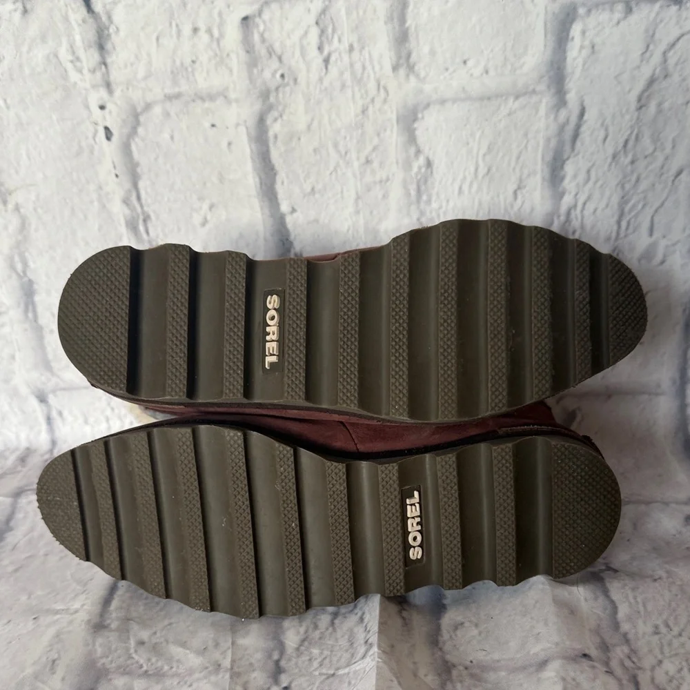 Sorel Tan and Gray Winter Boots